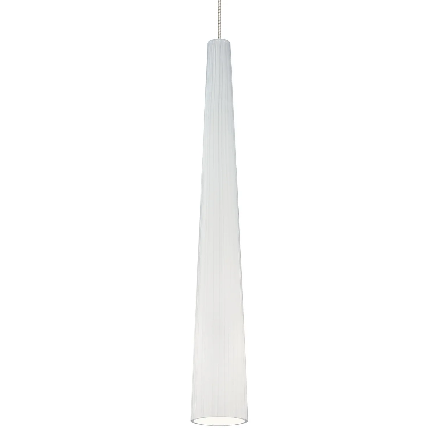 Zenith One Light Pendant in Satin Nickel