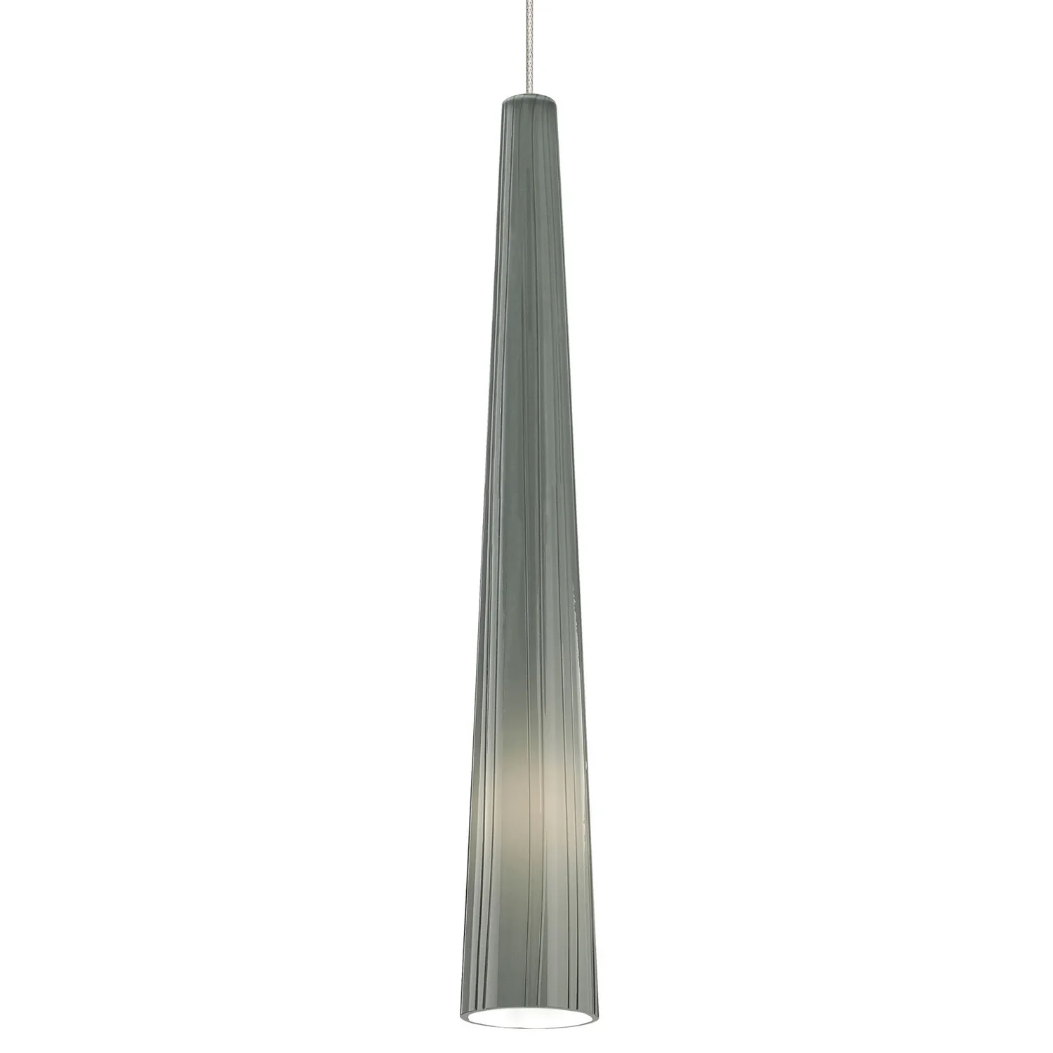 Zenith One Light Pendant in Satin Nickel