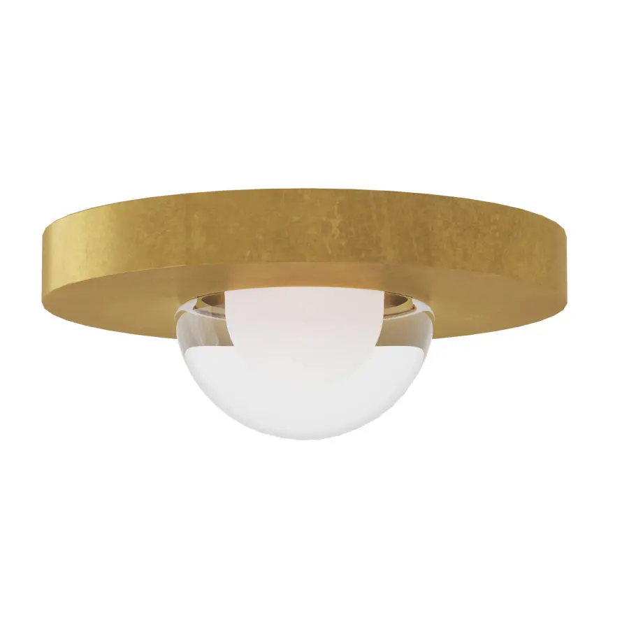 Ebell LED Flush Mount in Dark Bronze
