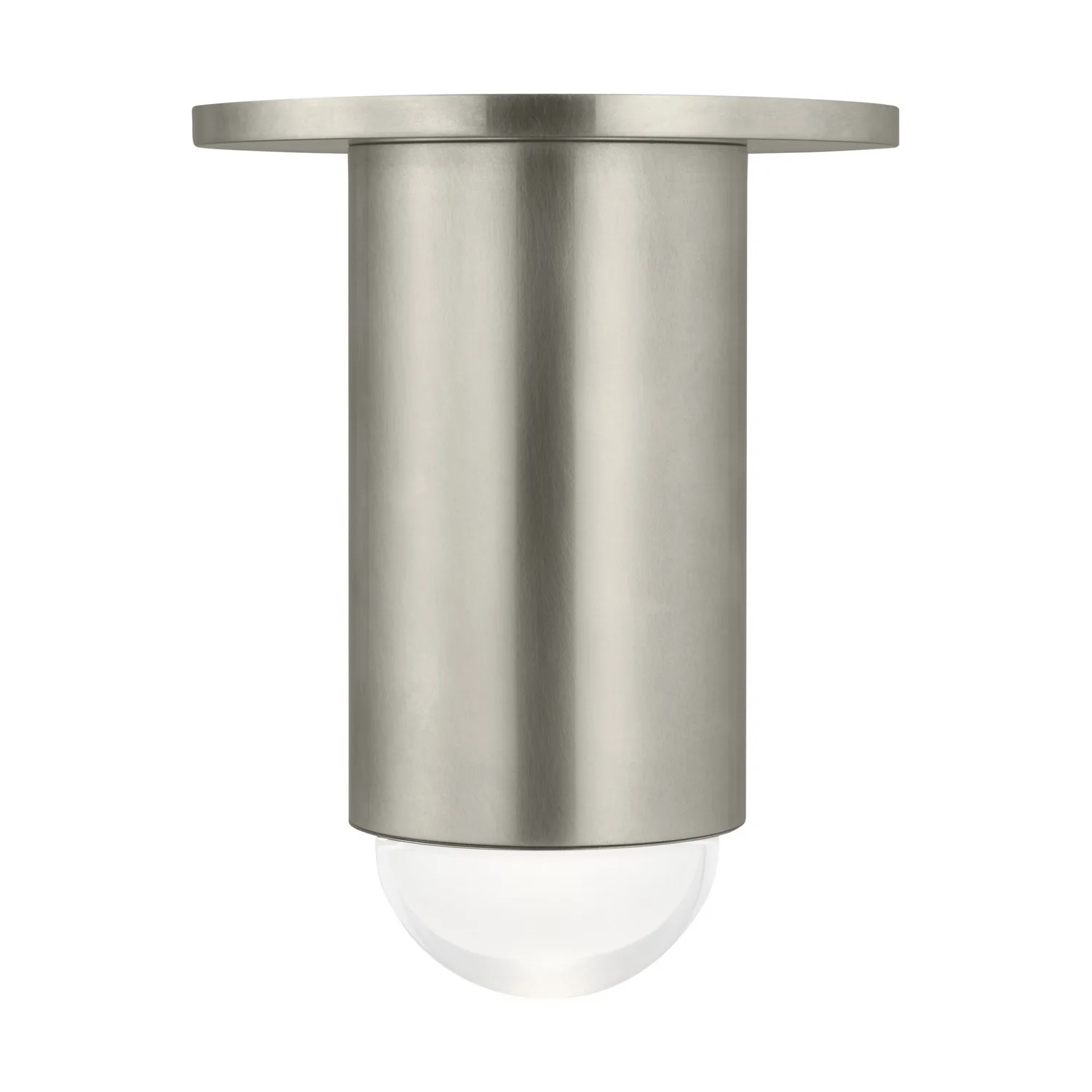 Ebell Small LED Flush Mount in Antique Nickel