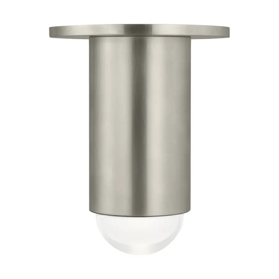Ebell Small LED Flush Mount in Antique Nickel