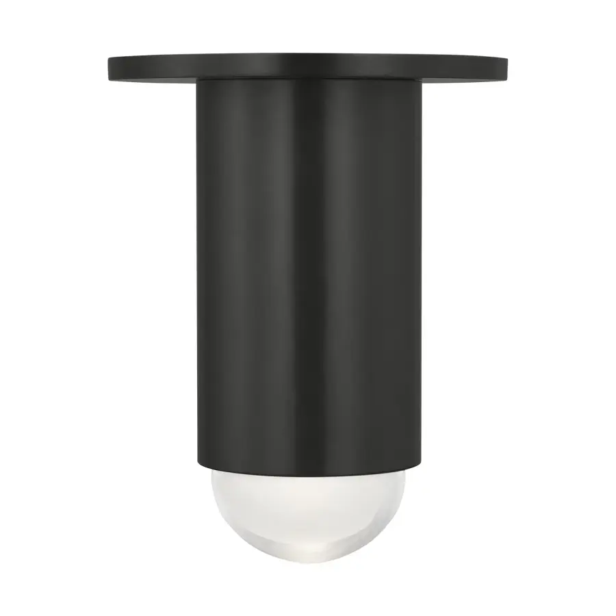 Ebell Small LED Flush Mount in Dark Bronze