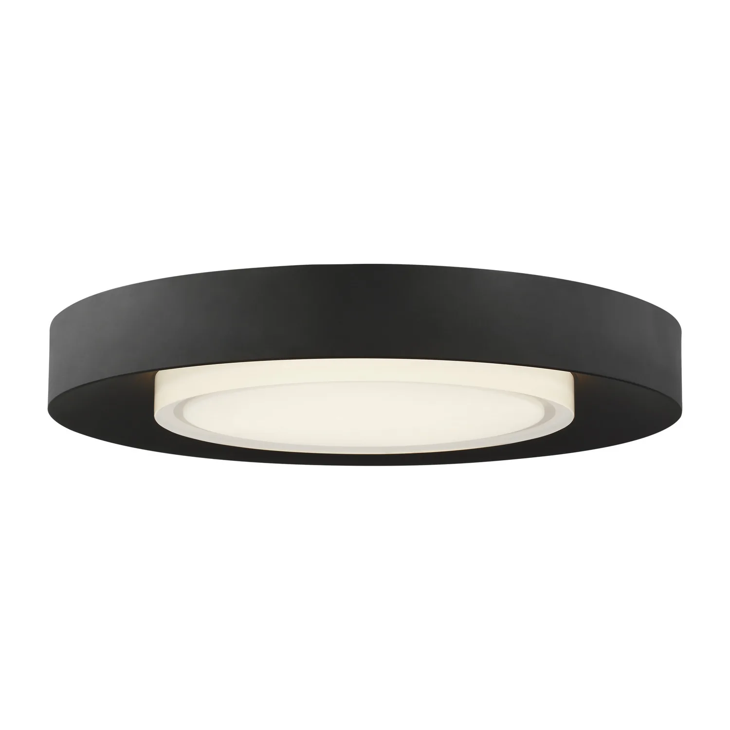 Hilo 16" LED Flush Mount in Nightshade Black