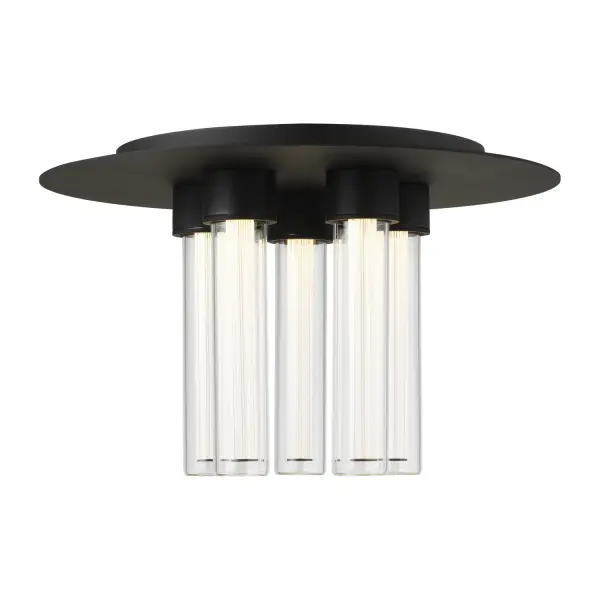 Sean Lavin's Kola brings artistic sophistication to low-profile lighting with its meticulously crafted blown glass cylinders and laser-etched acrylic. The slim 13-inch profile delivers impressive 1292 lumens while maintaining a clean, modern aesthetic.