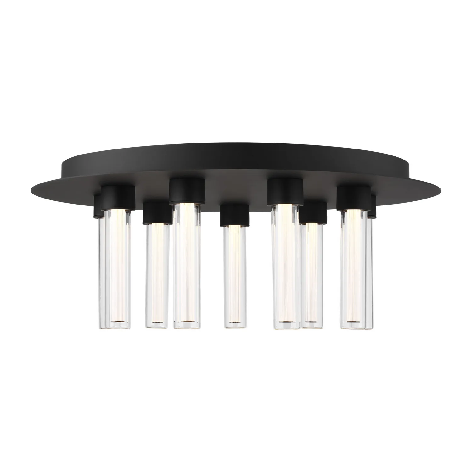Kola LED Flush Mount in Nightshade Black