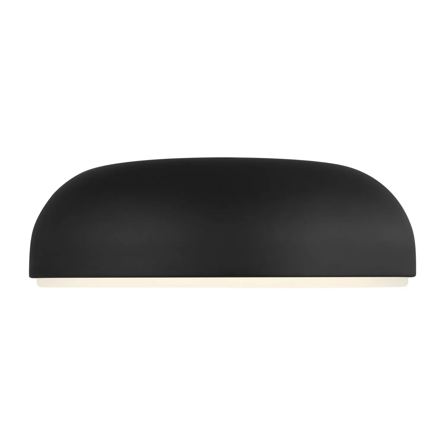Kosa 13" LED Flush Mount in Nightshade Black