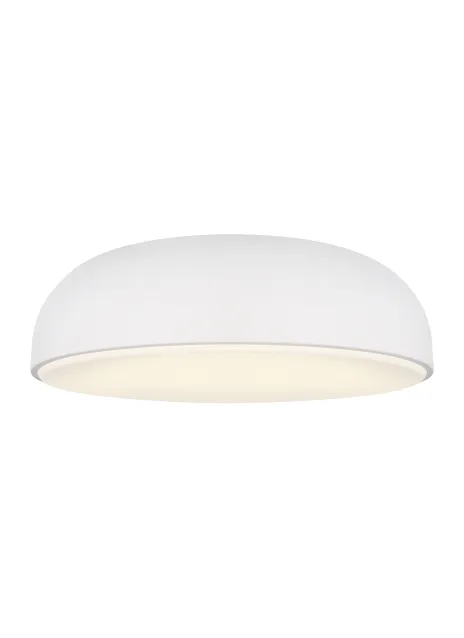 Kosa 13" LED Flush Mount in Matte White