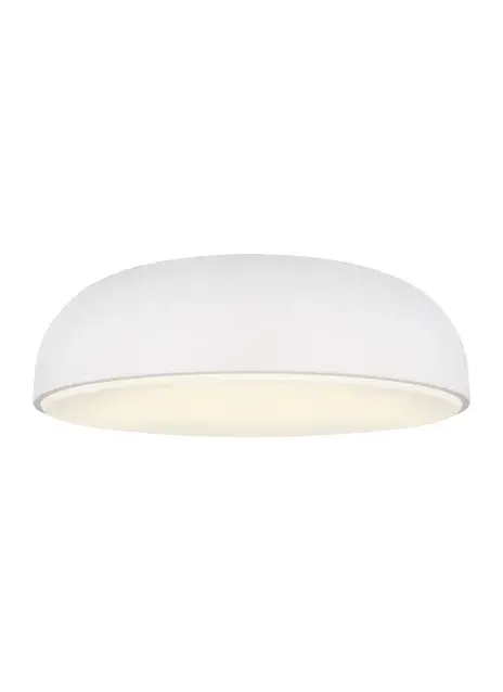 Kosa 13" LED Flush Mount in Matte White