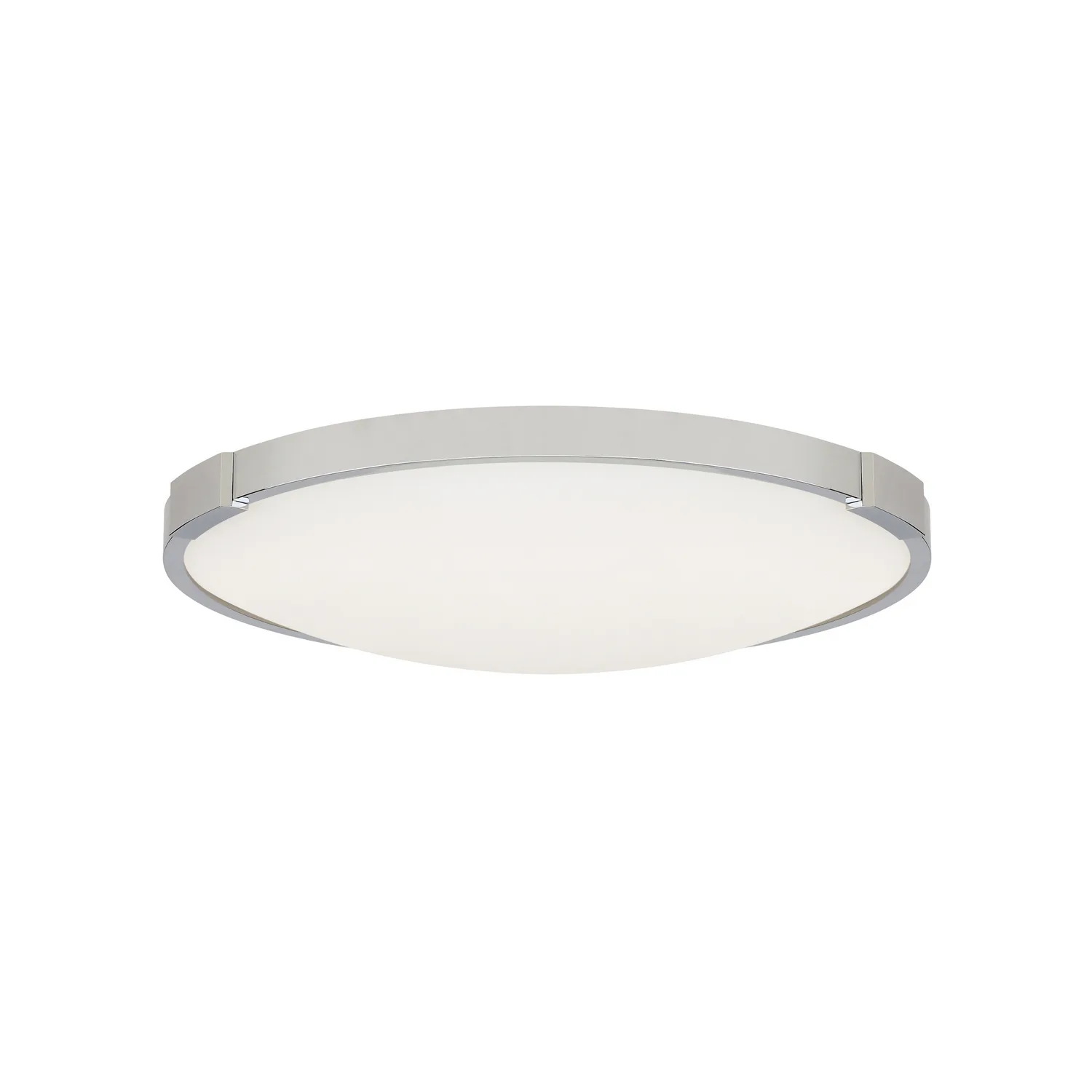 Lance 13" LED Flush Mount in Chrome