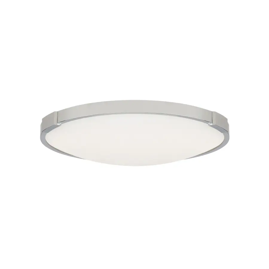 Lance 13" LED Flush Mount in Chrome