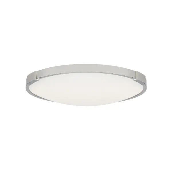 Lance 13" LED Flush Mount in Chrome