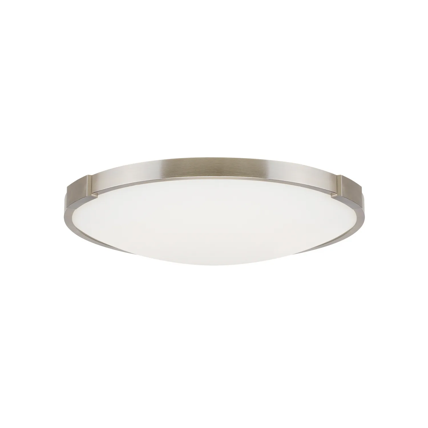 Lance 13" LED Flush Mount in Satin Nickel