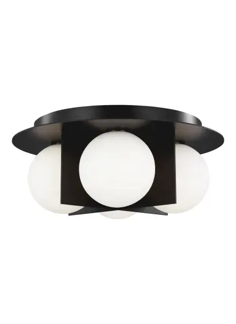 Orbel LED Flush Mount in Matte Black