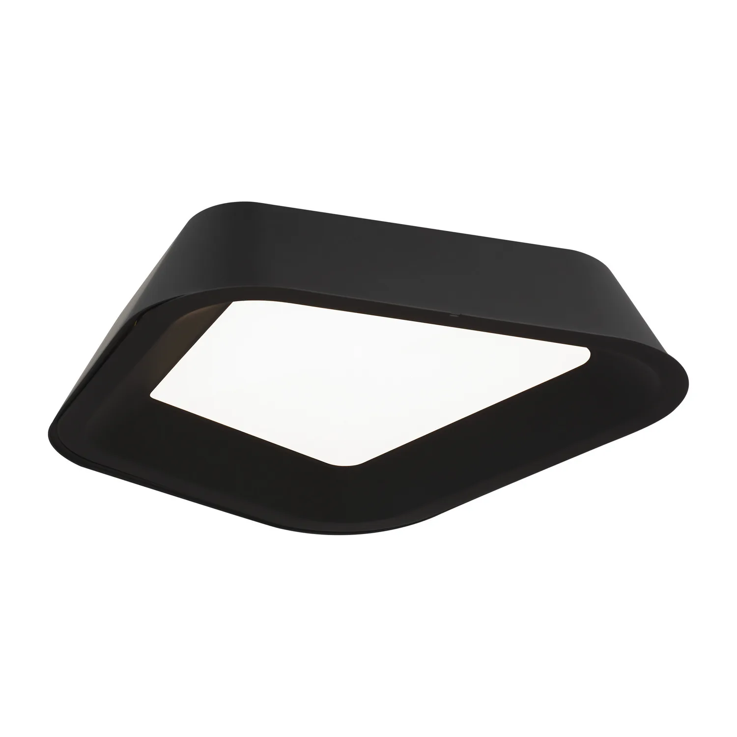 Rhonan LED Flush Mount in Nightshade Black