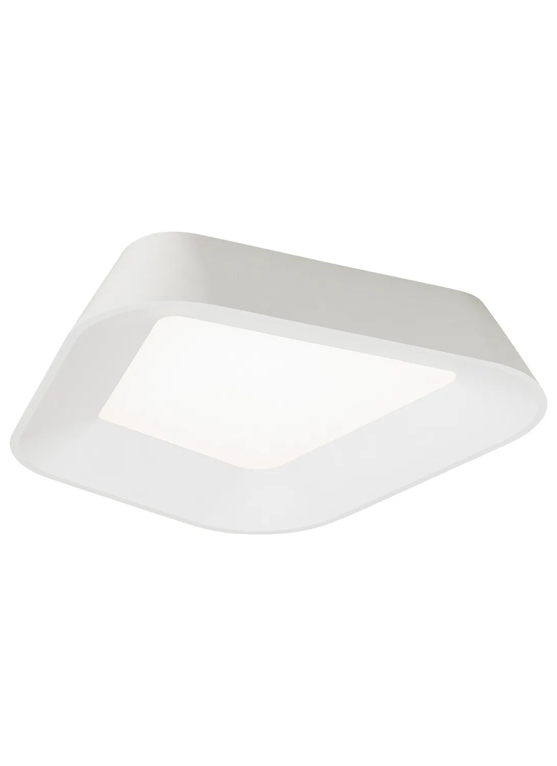 Rhonan LED Flush Mount in Matte White