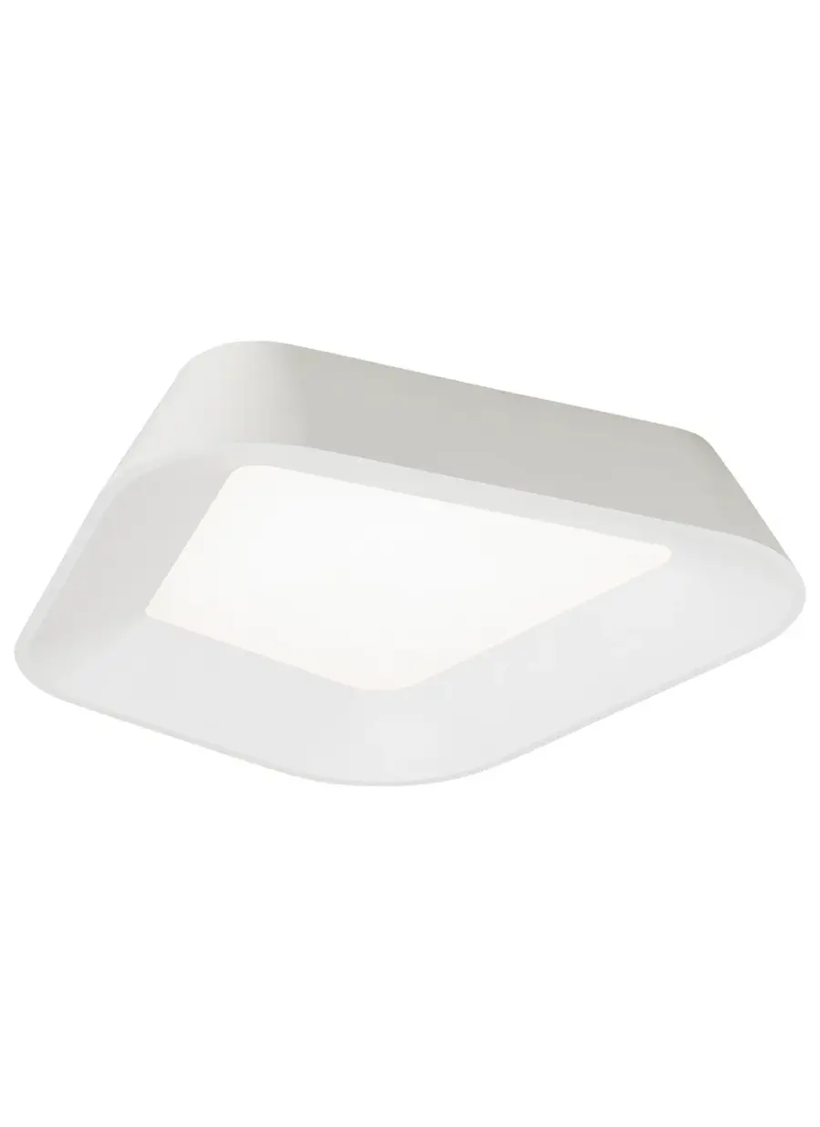 Rhonan LED Flush Mount in Matte White