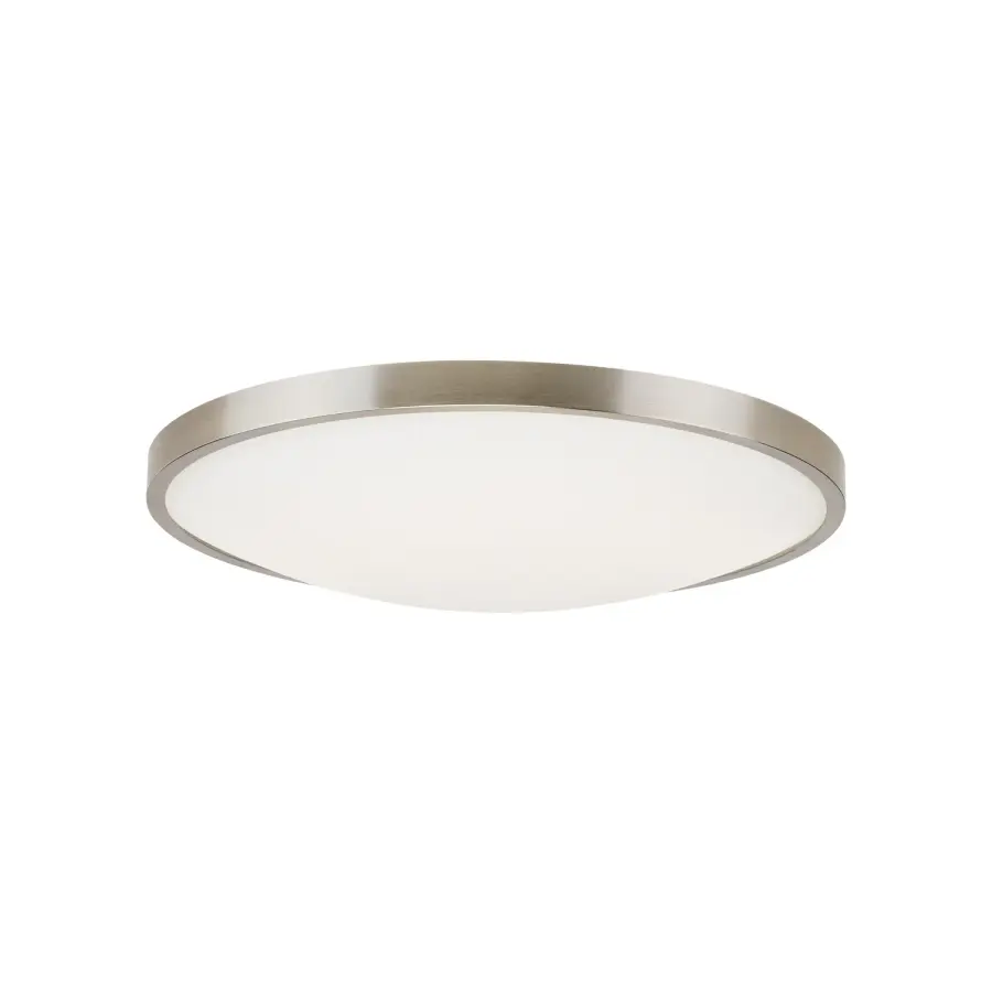 Vance 13" LED Flush Mount in Satin Nickel