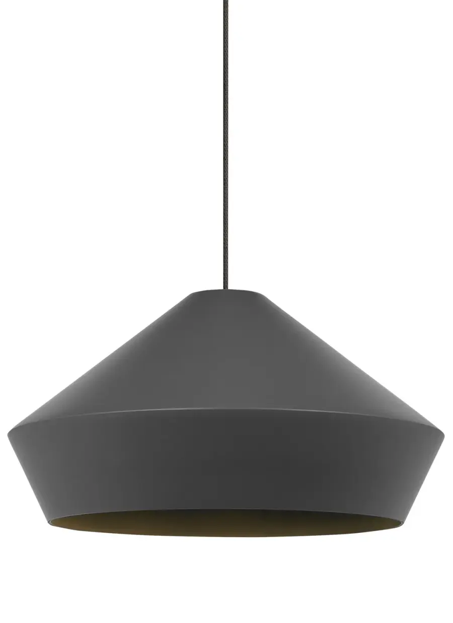 Brummel One Light Pendant in Satin Nickel