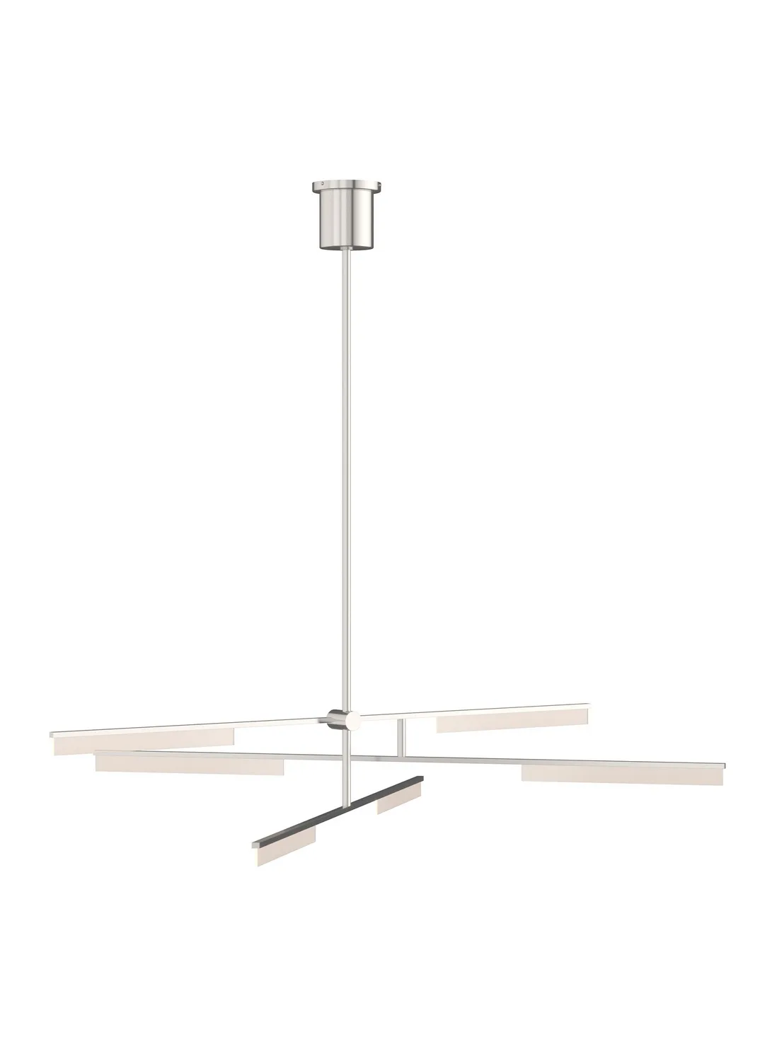 Klee 6-Light LED Chandelier in Polished Nickel