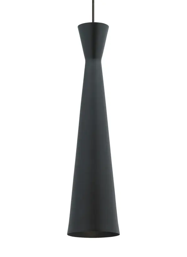The Windsor pendant combines mid-century modern elegance with contemporary functionality. Its elongated, dual-tapered silhouette creates visual interest while the compact 4.5-inch diameter makes it ideal for focused task lighting over kitchen islands, desks, or bedside tables.