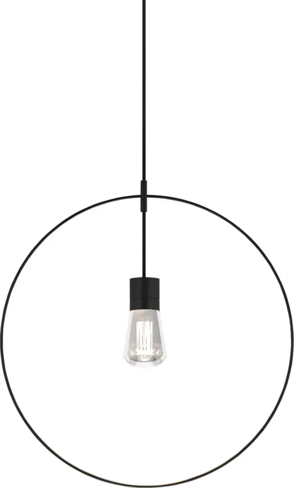 The Locus 23" Large Accessory offers flexibility for expanding or customizing your lighting configuration. Its clean black finish integrates seamlessly with contemporary interiors while providing functional versatility. - alternate view
