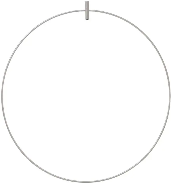 The Locus 23" accessory offers a sleek satin nickel finish that complements modern interiors. This large-scale component provides flexibility for customizing lighting configurations in residential and commercial spaces.