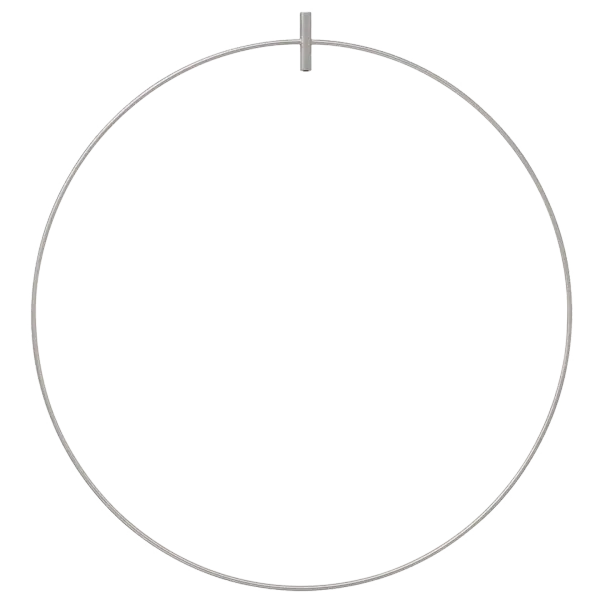 Locus 23" Large Accessory in Satin Nickel - Image 3