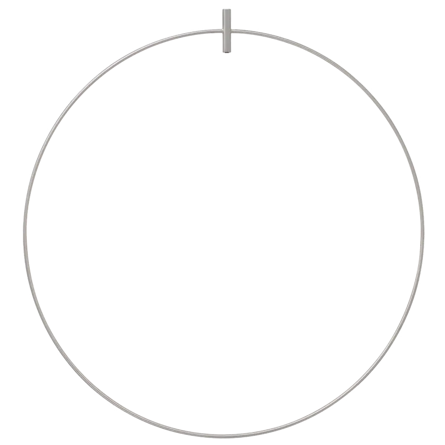 Locus 23" Large Accessory in Satin Nickel - Image 3