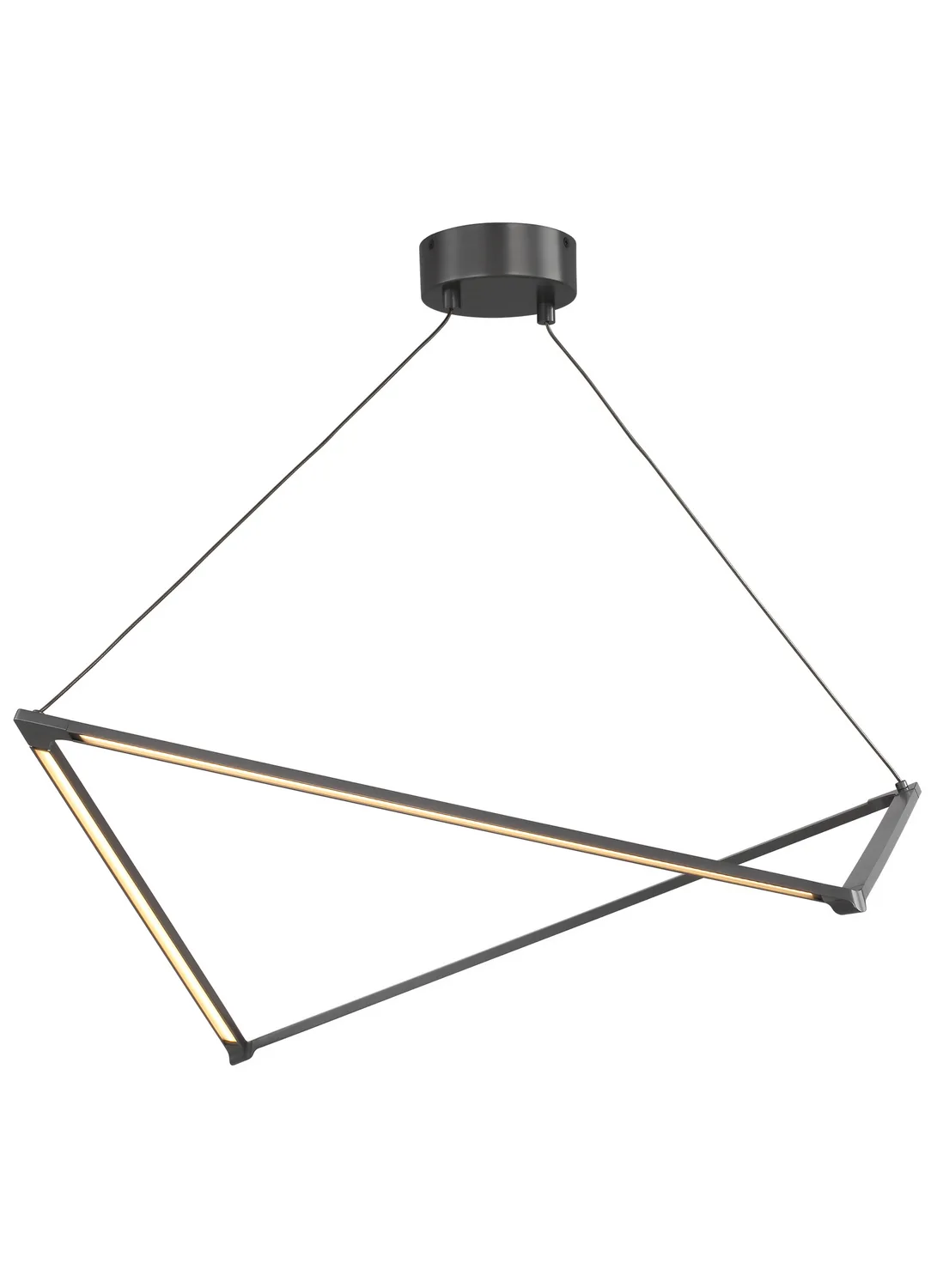 Balto LED Linear Suspension in Gunmetal