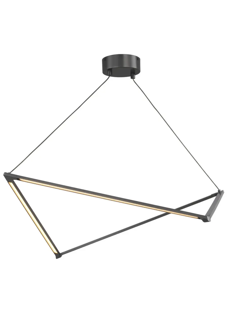 Balto LED Linear Suspension in Gunmetal