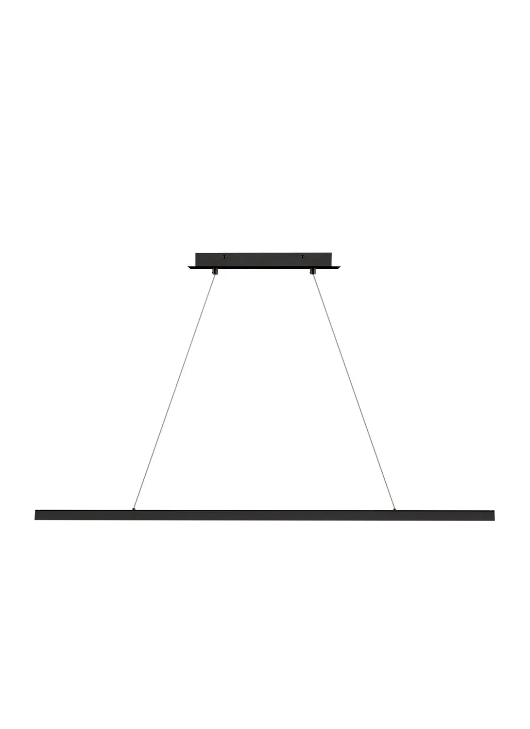 Dessau 48" LED Linear Suspension in Nightshade Black