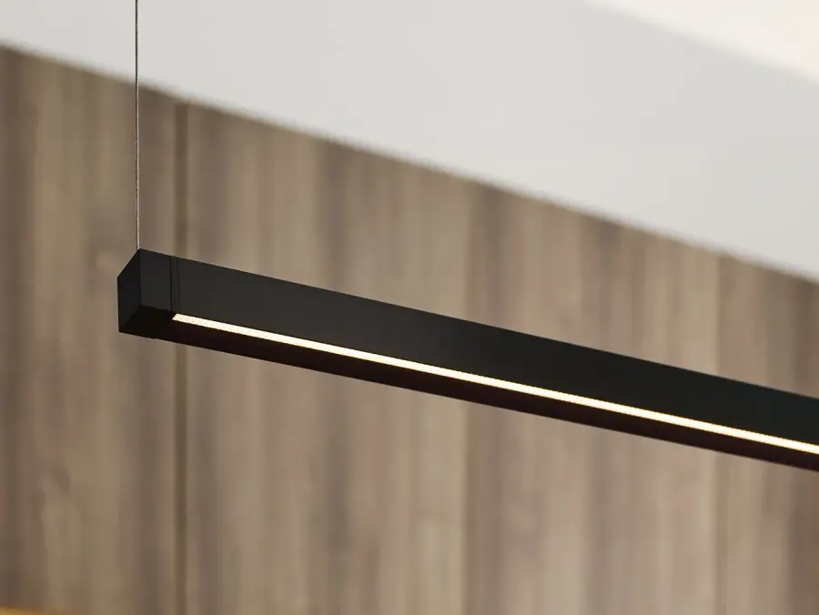 Sleek Linear Design with Contemporary Black Finish - Image 3