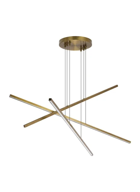 Essence Trio LED Linear Chandelier