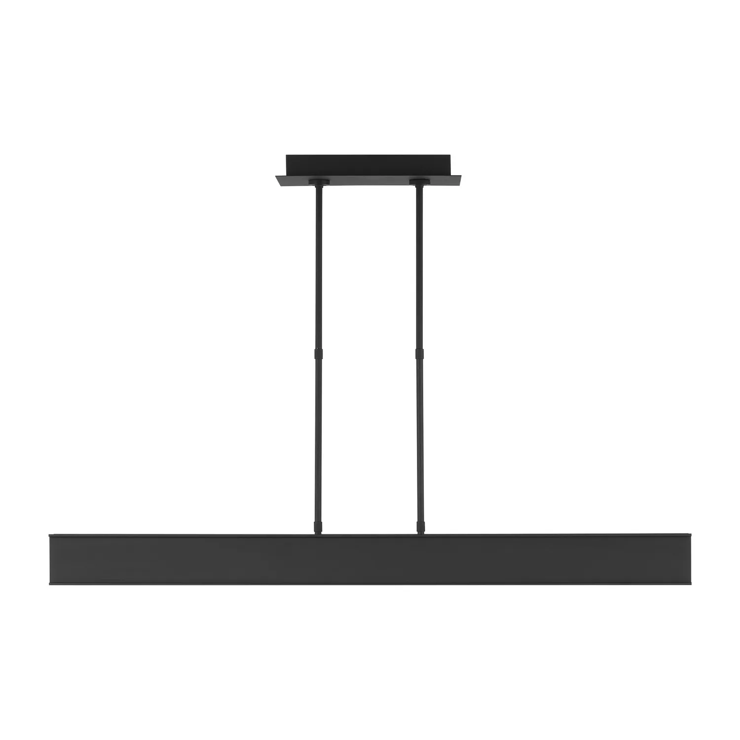 I-Beam LED Linear Suspension in Nightshade Black