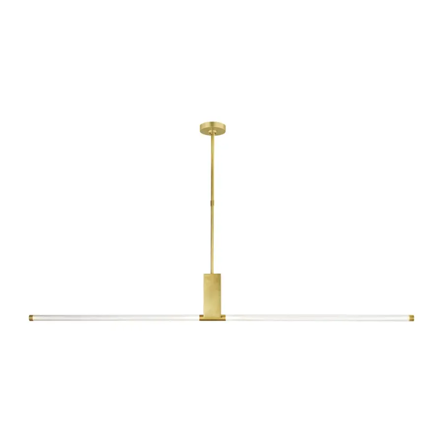 Phobos Large Linear Suspension in Natural Brass