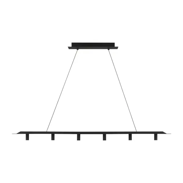 The Ponte 50 delivers sophisticated modern design inspired by Johannesburg's iconic Ponte Tower. Its slim 5-inch profile and 50-inch length create dramatic linear presence while six evenly spaced LED modules provide focused downward illumination.