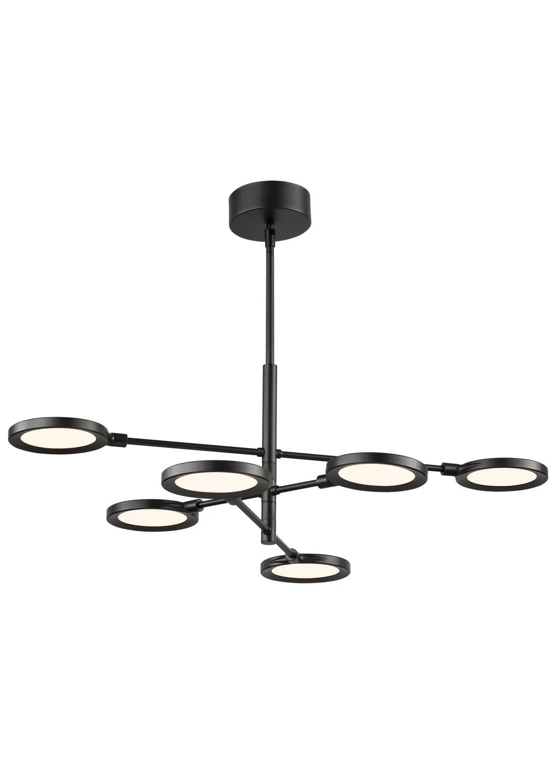 Spectica LED Linear Chandelier in Matte Black