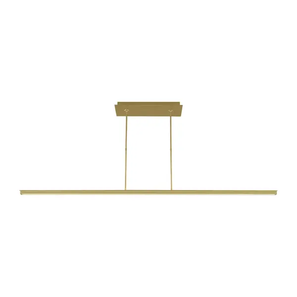 The Stagger 72 delivers dramatic linear illumination in a slender profile that complements modern architecture. Designed by Mick De Giulio, its warm brass finish and integrated LED provide both style and efficiency for large-scale applications.