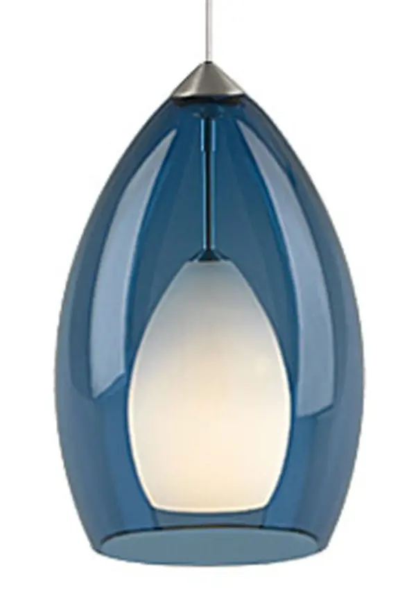 A proven design since 2000, the Fire pendant combines rich translucent glass with a frosted raindrop diffuser for soft, sophisticated lighting. Its compact 4.7" diameter makes it ideal for task lighting over islands and intimate dining spaces.