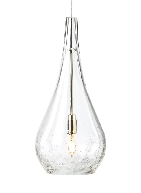 Seguro One Light Pendant in Satin Nickel