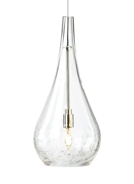 Seguro One Light Pendant in Satin Nickel