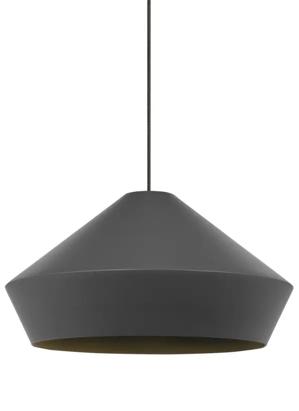 Brummel One Light Pendant in Satin Nickel