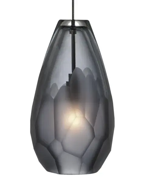 Briolette LED Pendant in Antique Bronze