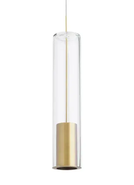 The Captra pendant by Sean Lavin delivers refined contemporary style with its meticulously detailed metal spinning encased in clear glass. The compact 3-inch width makes it perfect for multiples over islands or as focused task lighting.