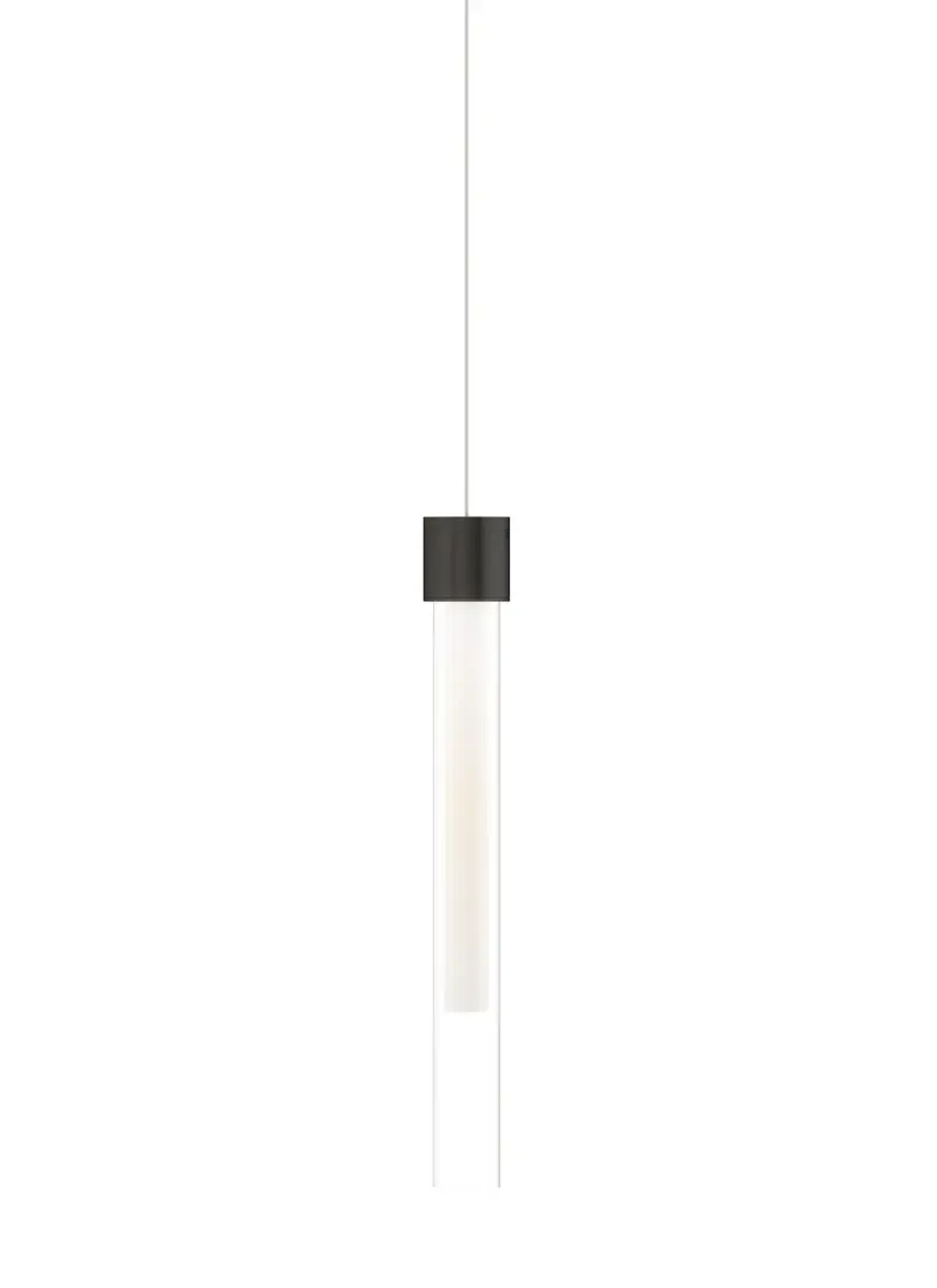 Linger LED Mini Pendant in Nightshade Black