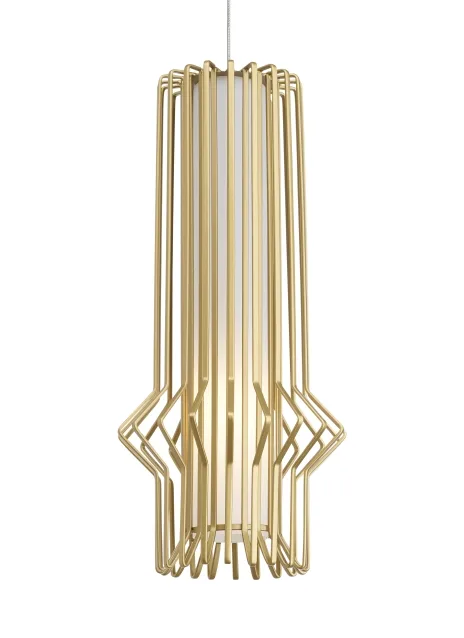 Syrma One Light Pendant in Satin Nickel