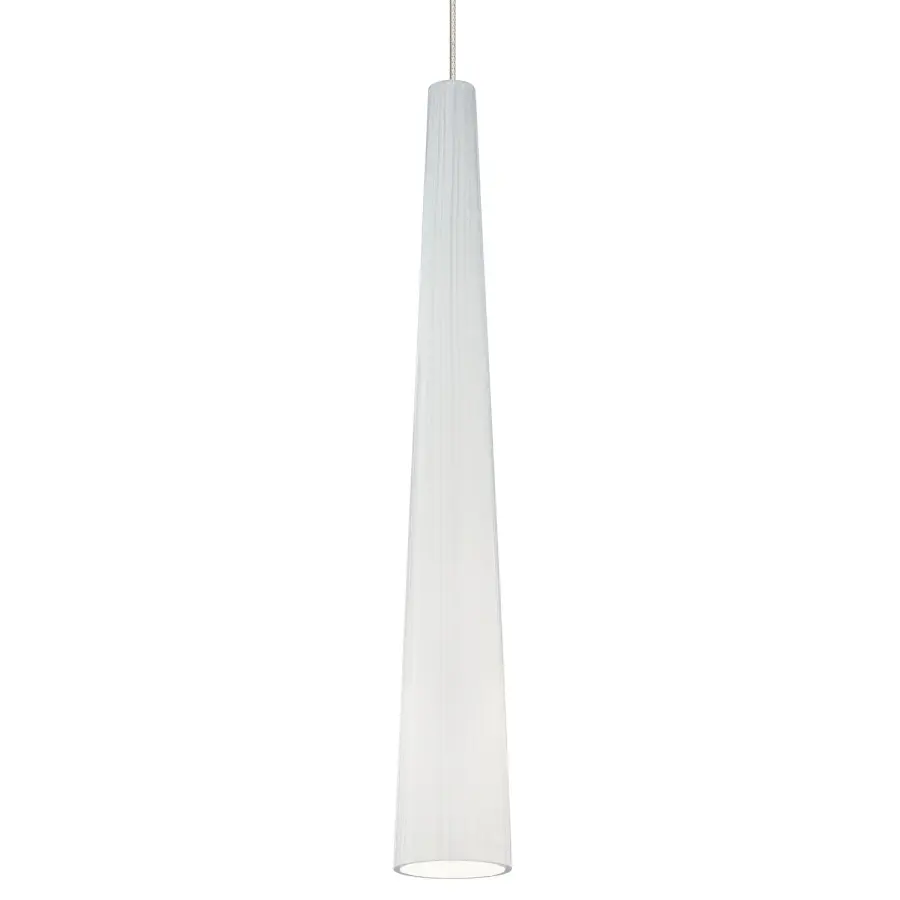Zenith One Light Pendant in Satin Nickel