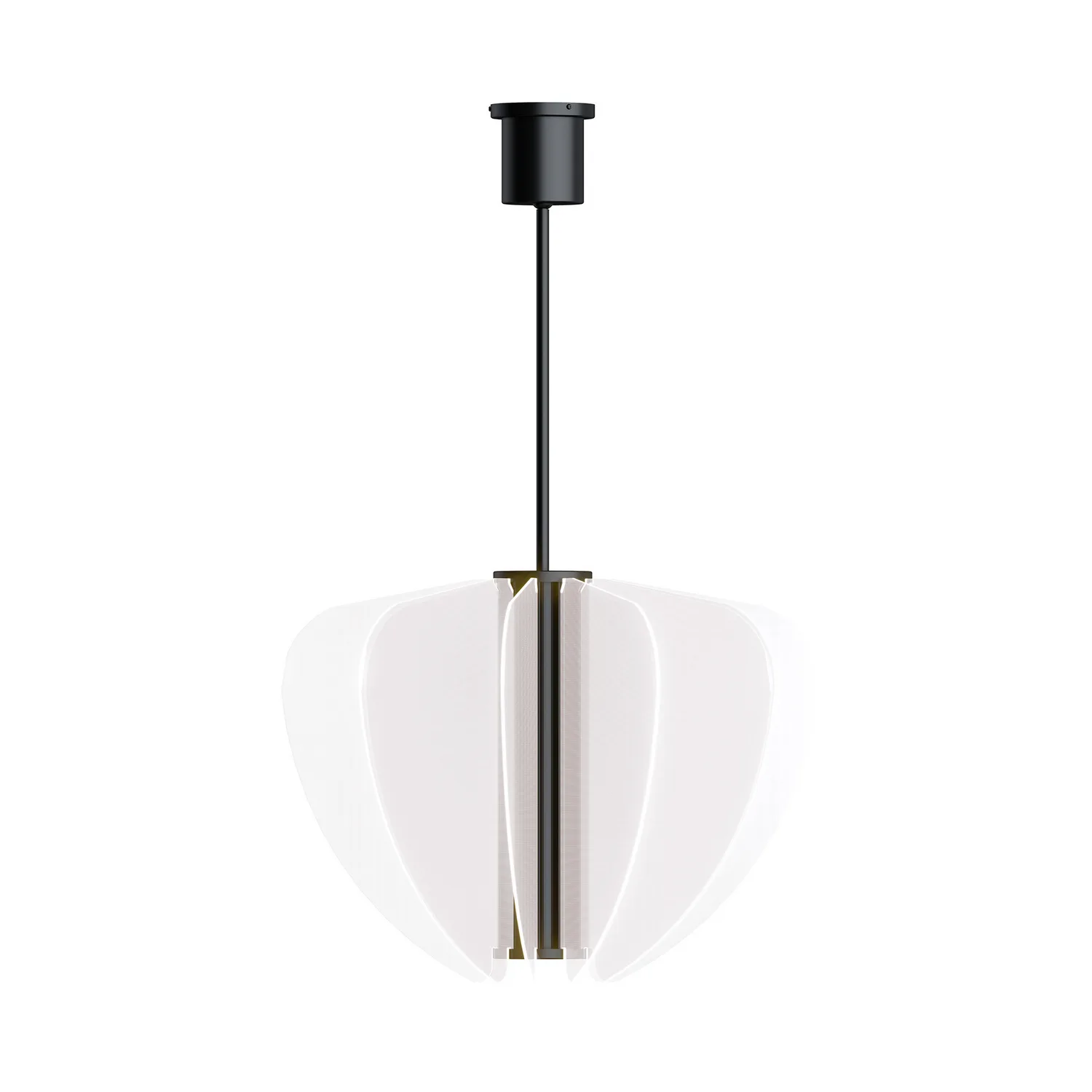 Nyra 28" LED Chandelier in Nightshade Black