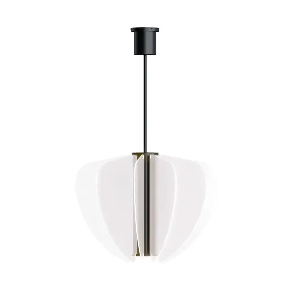Nyra 28" LED Chandelier in Nightshade Black