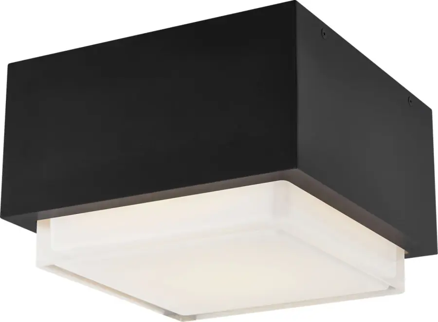 Leagan Small Outdoor Flush Mount in Black - Image 11